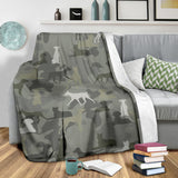 German Pinscher Camo Blanket