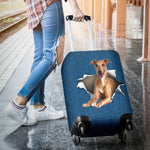 Italian Greyhound Torn Paper Luggage Covers