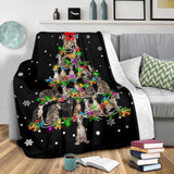 Whippet Christmas Tree Blanket