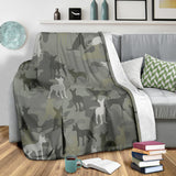 Mexican Hairless Dog Camo Blanket