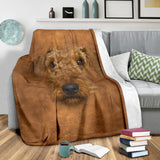 Airedale Terrier Face Hair Blanket