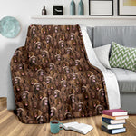 Field Spaniel Full Face Blanket