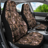 German Longhaired Pointer Full Face Car Seat Covers