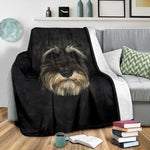 Schnauzer Face Hair Blanket