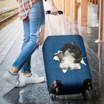 Shih Tzu Torn Paper Luggage Covers