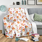 Pembroke Welsh Corgi Heart Blanket