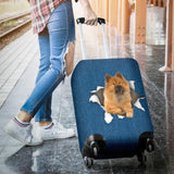 Eurasier Torn Paper Luggage Covers