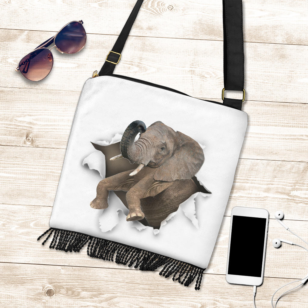 Elephant - Crossbody Boho Handbag