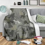 Briard Camo Blanket