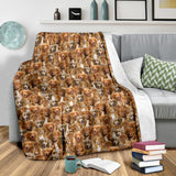 Nova Scotia Duck Tolling Retriever Full Face Blanket