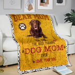 Labrador Retriever 2-Dog Mom Ever Blanket