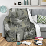 Bedlington Terrier Camo Blanket