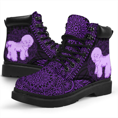 Bichon Frise Mandala All-Season Boots