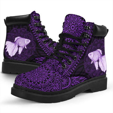 Goldfish Mandala All-Season Boots