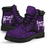 Cow Mandala All-Season Boots