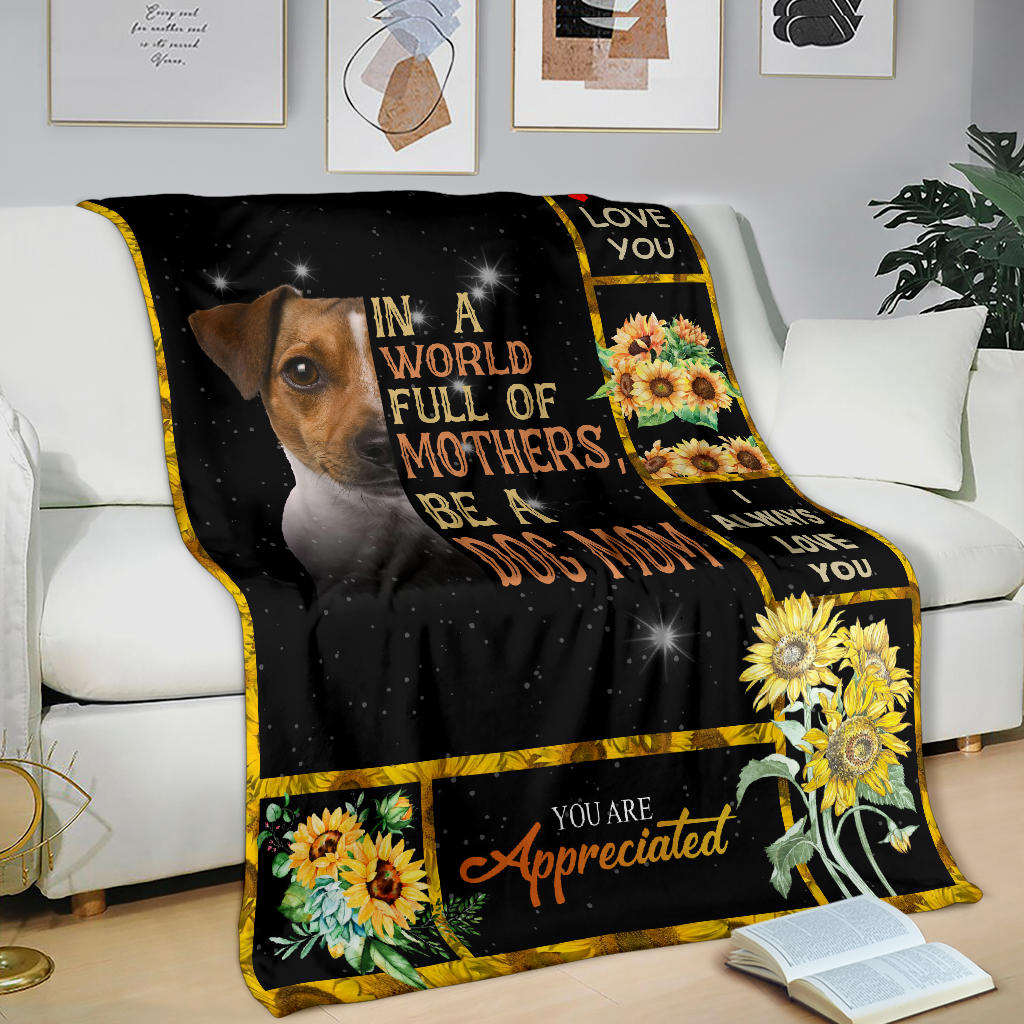 Rat Terrier-A Dog Mom Blanket