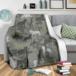 Rottweiler Camo Blanket