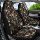 Black and Tan Coonhound Full Face Car Seat Covers