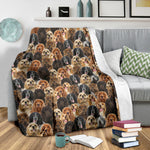 English Cocker Spaniel 2 Full Face Blanket