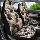 Labrador Retriever Full Face Car Seat Covers