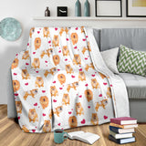 Chow Chow Heart Blanket