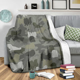 Pekingese Camo Blanket