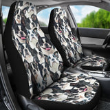 Boston Terrier Full Face Car Seat Covers