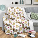 Cairn Terrier Heart Blanket