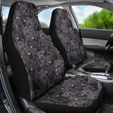 Black Russian Terrier Full Face Car Seat Covers