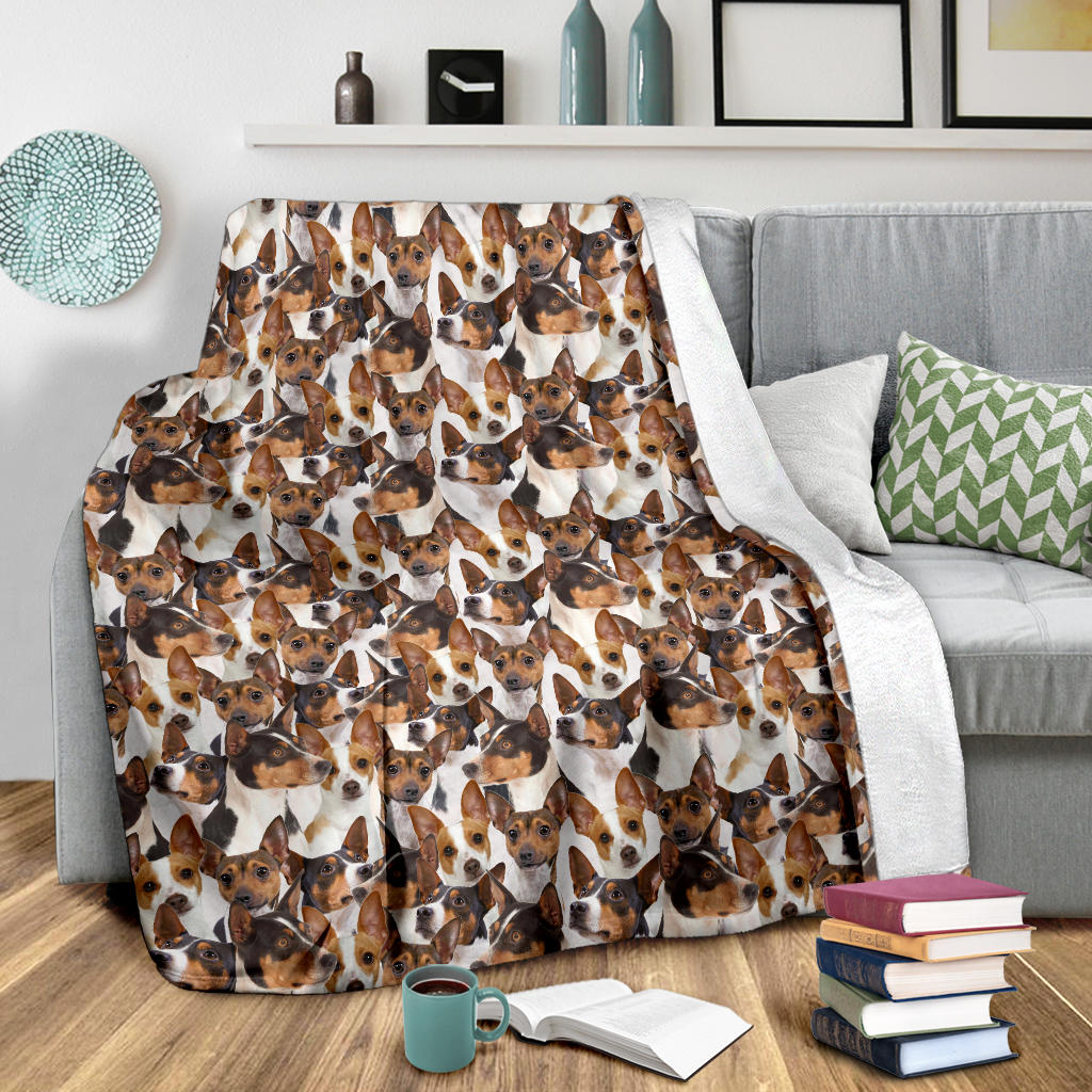 Rat Terrier Full Face Blanket