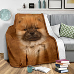 Chow Chow Face Hair Blanket