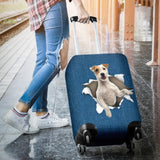 Parson Russell Terrier Torn Paper Luggage Covers