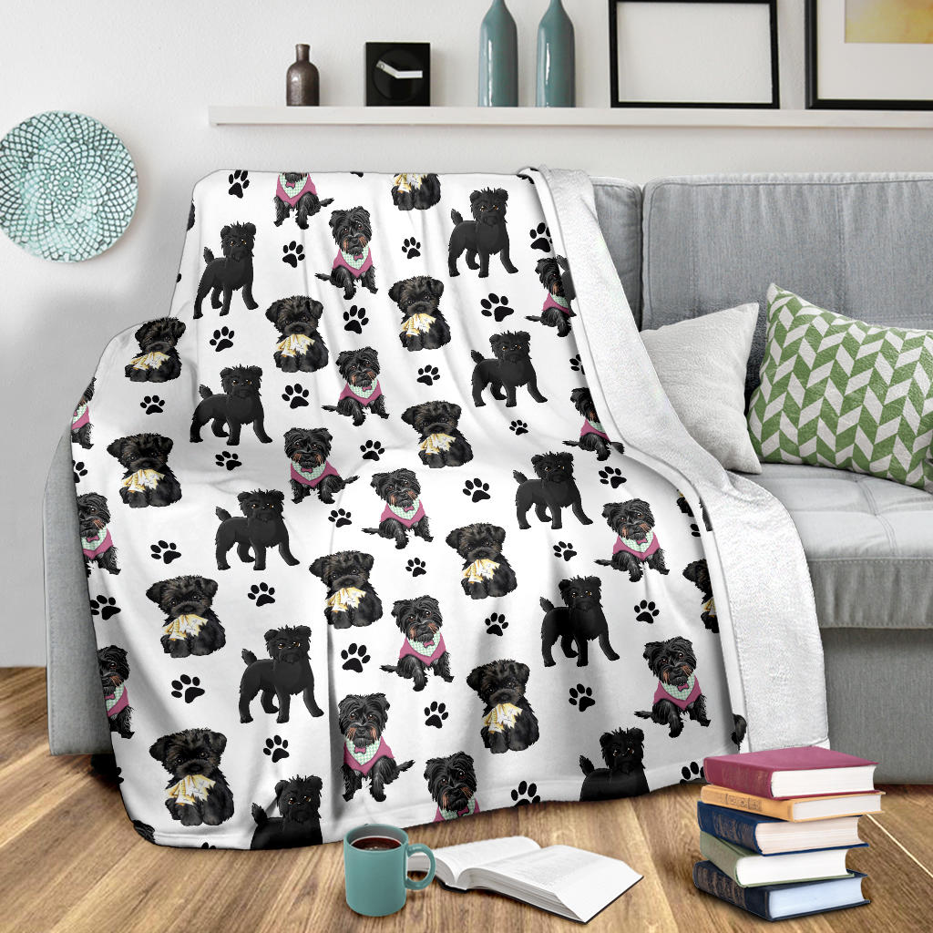 Affenpinscher Paw Blanket