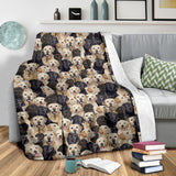 Labrador Retriever Full Face Blanket