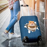 Hamster Torn Paper Luggage Covers