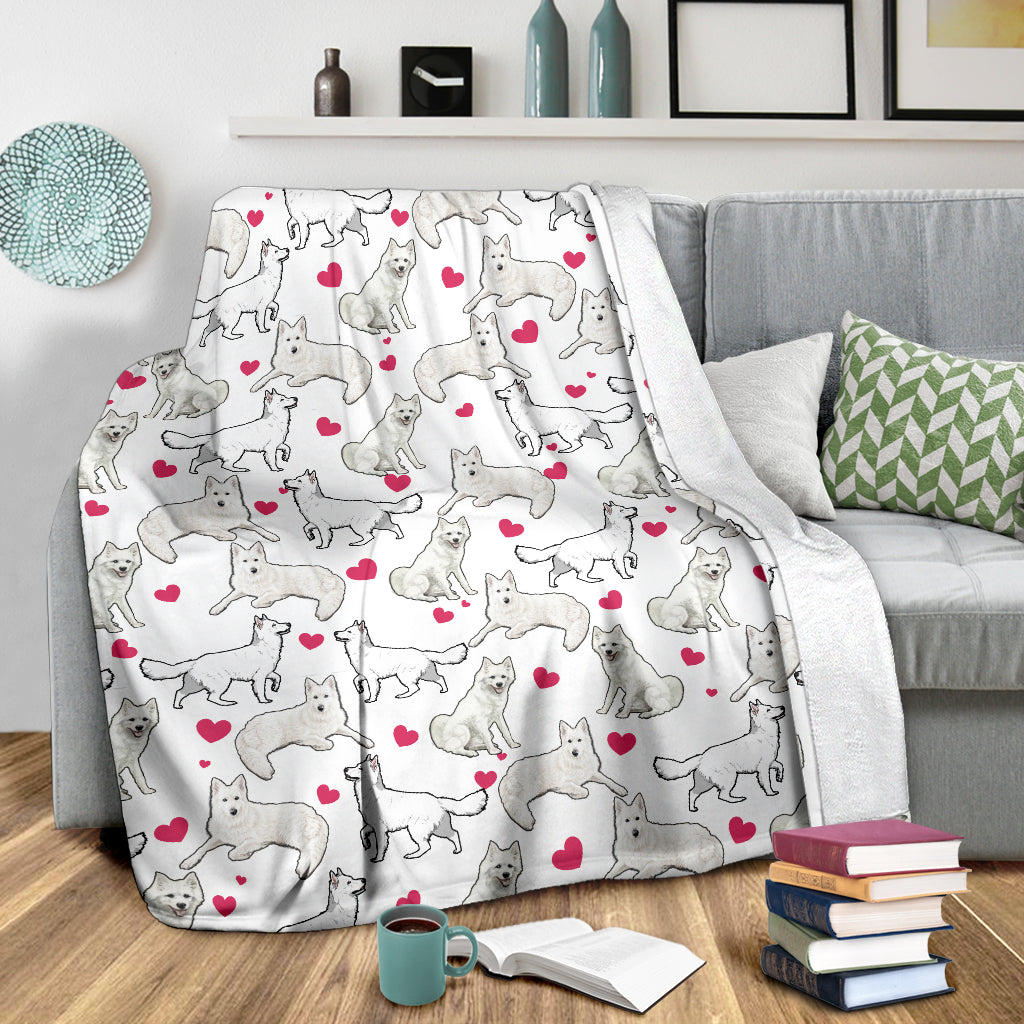 Berger Blanc Suisse Heart Blanket