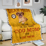 Puggle-Dog Mom Ever Blanket