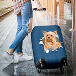 Yorkshire Terrier Torn Paper Luggage Covers