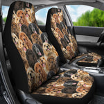 English Cocker Spaniel Full Face Car Seat Covers