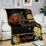 Vizsla-A Dog Mom Blanket