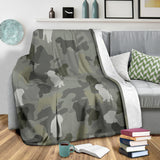 Bouvier des Flandres Camo Blanket