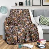 Wirehaired Pointing Griffon Full Face Blanket