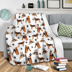 Airedale Terrier Paw Blanket