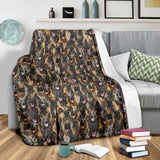 Malinois Dog Full Face Blanket