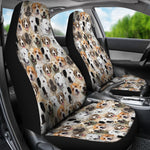 Central Asian Shepherd Dog Full Face Car Seat Covers