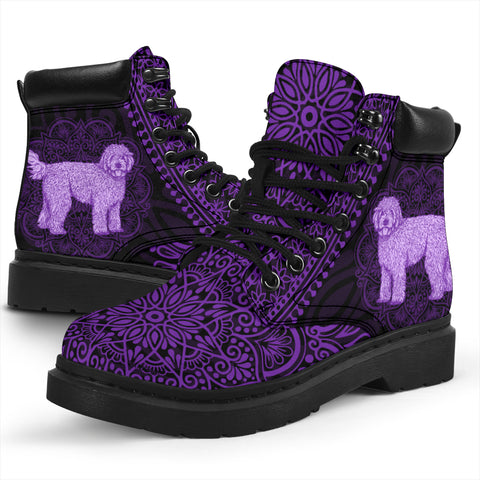 Goldendoodle Mandala All-Season Boots