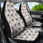 American Eskimo Dog Full Face Car Seat Covers