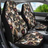 French Bulldog Full Face Car Seat Covers