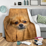 Pekingese Face Hair Blanket