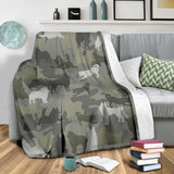 Schipperke Camo Blanket